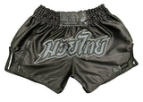 Black Firestorm Muay Thai Shorts