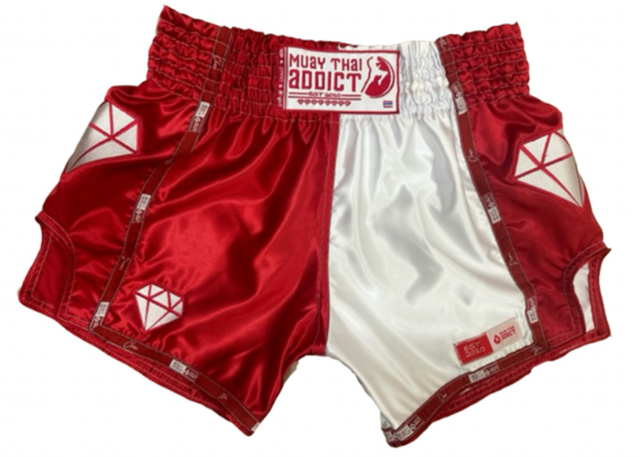 Ruby Red F-SPORT Muay Thai Shorts