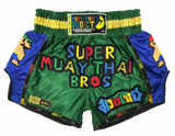 Super Muay Thai Bros Green Shorts