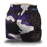 Blue Camo Single Panel Stars Muay Thai Shorts