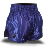 Blue and Grey Single Panel Stars Muay Thai Shorts
