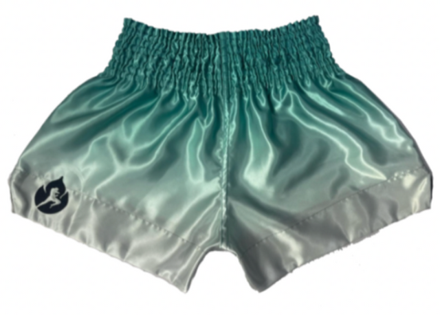 Teal Faded Muay Thai Shorts