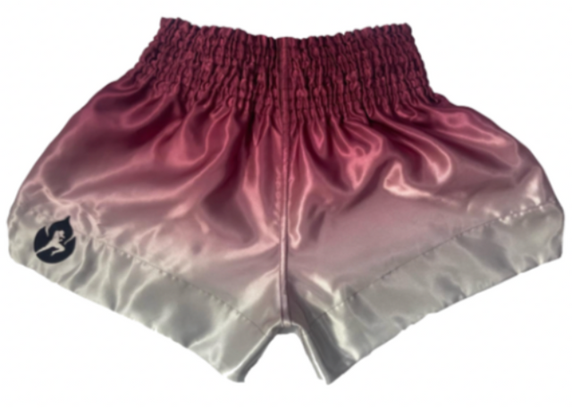Maroon Faded Muay Thai Shorts