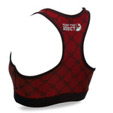 MTA Racerback Sport Bra - Red