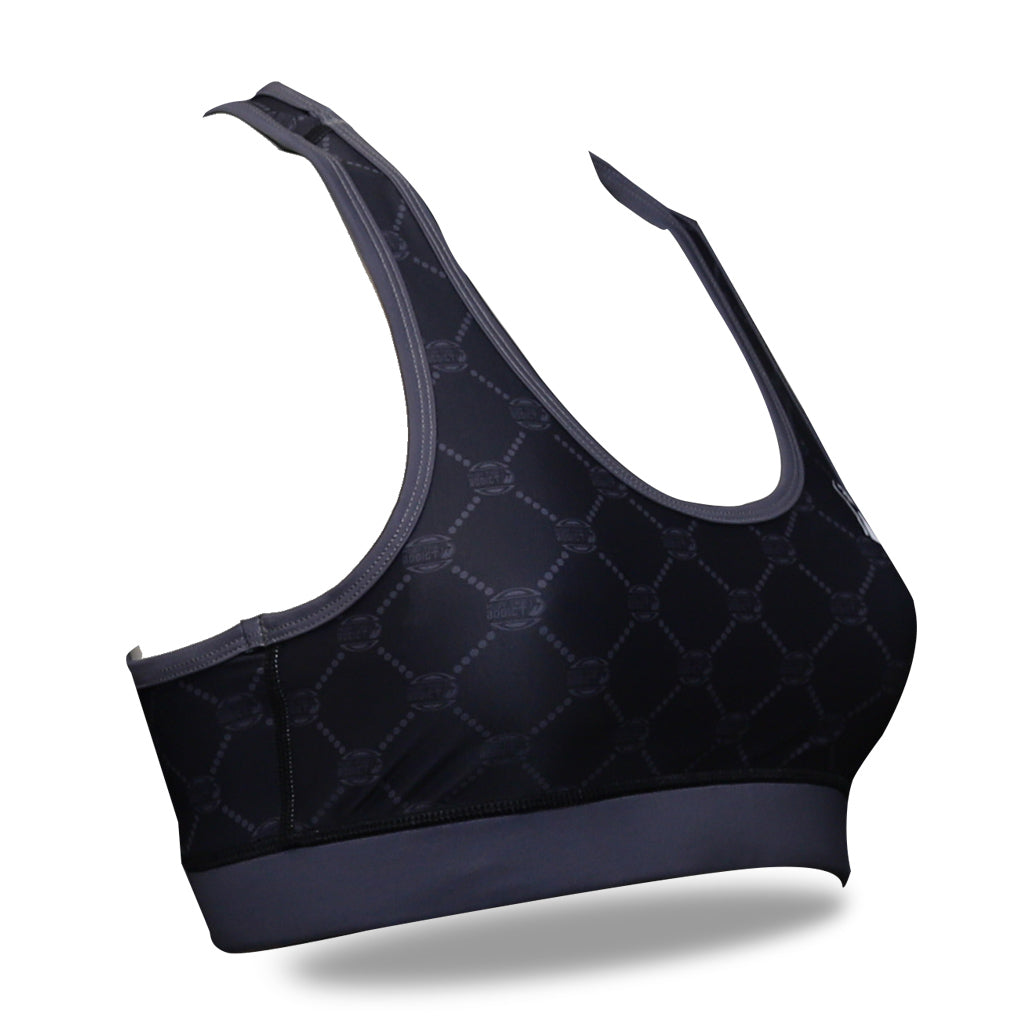 MTA Racerback Sport Bra - Black